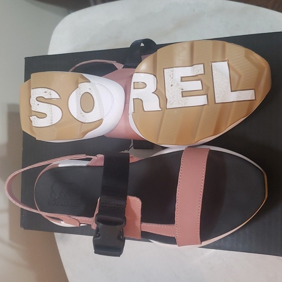 Sorel Kinetic Impact Sling, size 9.5, Color Eraser Pink, White - Picture 8 of 8